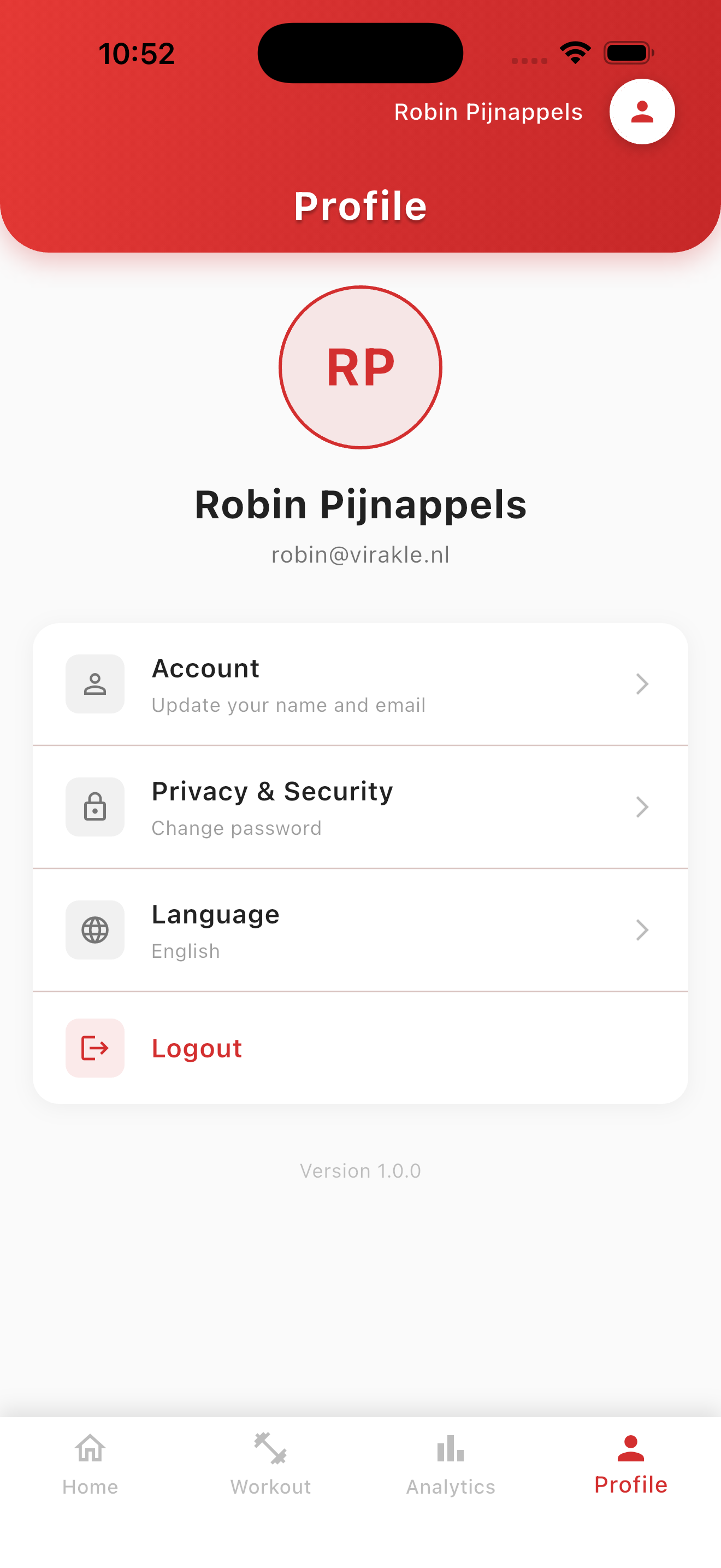 WeightMate Screenshot 2